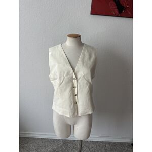 NWT ZARA Women's White Vest